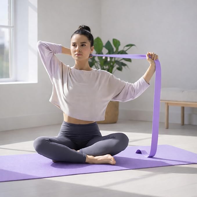 WHITECLOUDZ Yoga kit, 7-Piece Yoga Mat Set for Home Workouts, Thick Yoga Mat, Yoga Blocks, Strap, Yoga Towels & Carrying Bag, Exercise Mat with Yoga Equipment for Women & Men, Enhance Yoga Practice