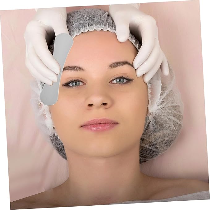 NOLITOY Salon Eyelid Plate Eyeliner Washing Shield Sturdy Eyelid Baffle Stainless Steel Beauty Tool