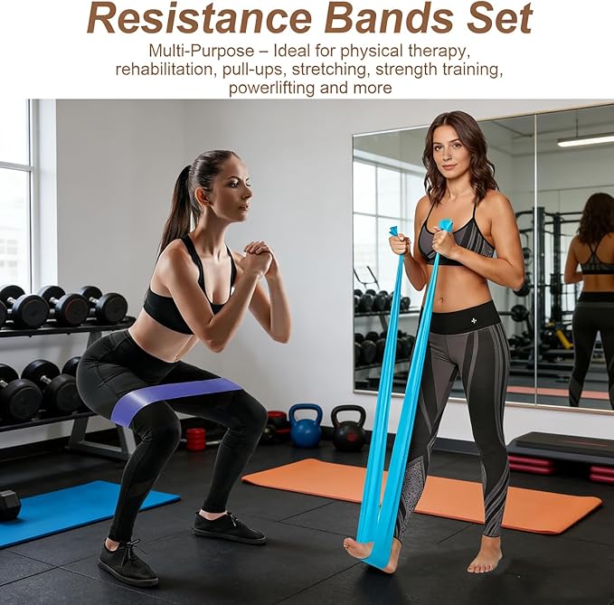 Balance Board, Premium Cork 4-in-1 Foot & Ankle Strengthener Kit, Balance Trainer with Massage Roller & Ball, Resistance Bands for Enhance Mobility, Improve Foot Function, Prevent Falls