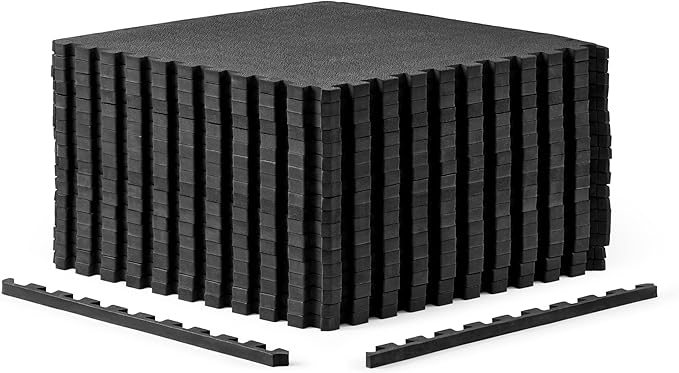 CAP Puzzle Exercise Mats | 3/4” Thick EVA Interlocking Foam Tiles for Home Gym Flooring | Multiple Options