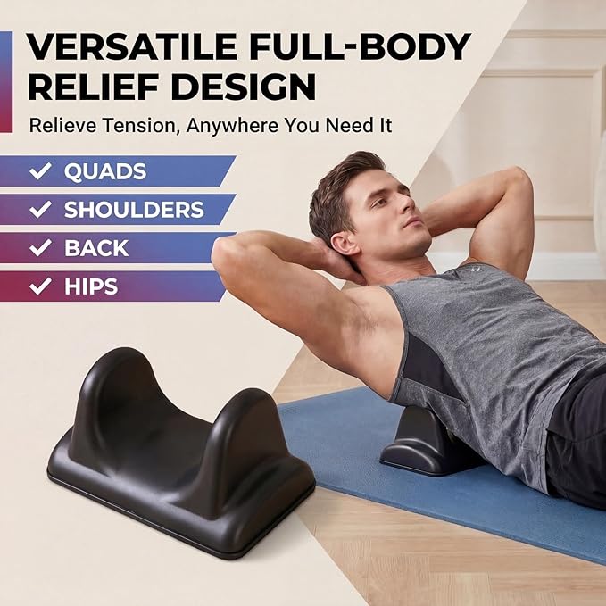PSO-RITE Psoas Release Tool, Deep Tissue Trigger Point Massager for Hook & Hip Flexor Muscle Release, Pain Relief & Quick Recovery (Black)