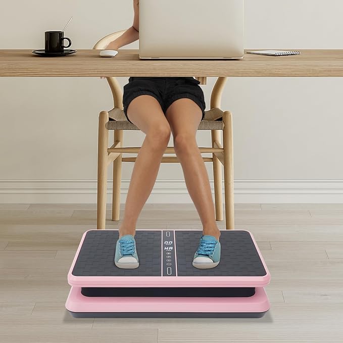Vibration Plate Exercise Machine Vibration Platform Machines Full Body Vibration Plates for Lymphatic Drainage 450 Lbs Capacity Vibrating Plate for Women & Men Whole Body Weight Loss