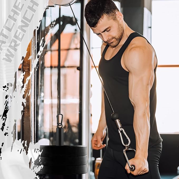 Lasnten 2 Set Weight Loading Pin with Clip Heavy Duty Attachment Fit 2 Inch Weight Plate for LAT Cable Pulley System Gym (Classical,1.9'' D X 4.7'' H)