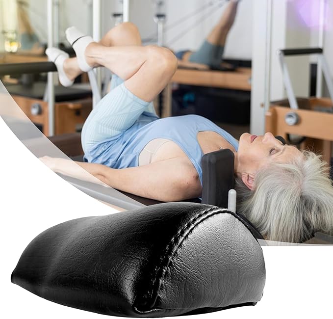 Pilates Head Pillow, Pilates Shaper Head and Neck Support Pillow, Ergonomic Comfortable Workout Assist Headrest for Home Workouts and Professional Studio Use