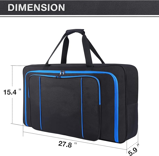 Carrying Bag Compatible with LifePro Vibrating Plate Exercise Machine Portable Storage Bag for AXV Vibration Fitness Platform,Vibration Plate Machine Carry Bag Fitness Equipment Accessories(Case Only)