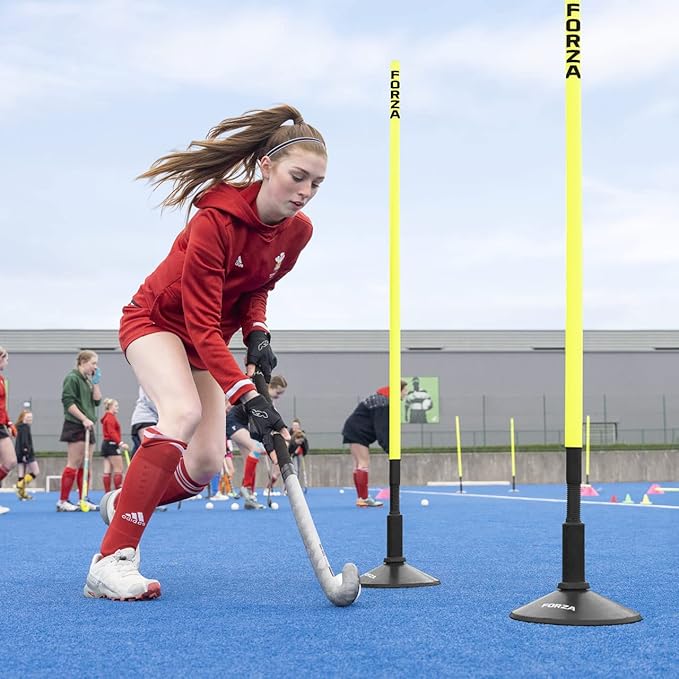 NWS Forza Spring Loaded Agility Poles | Improve Endurance, Speed & Footwork - Available in Packs of 8 or 16