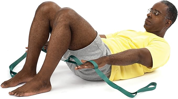 OPTP The Original Stretch Out Strap With Exercise Pilates Essentials Book - USA Made Top Choice for Physical Therapy, Pilates Stretching or Knee Therapy