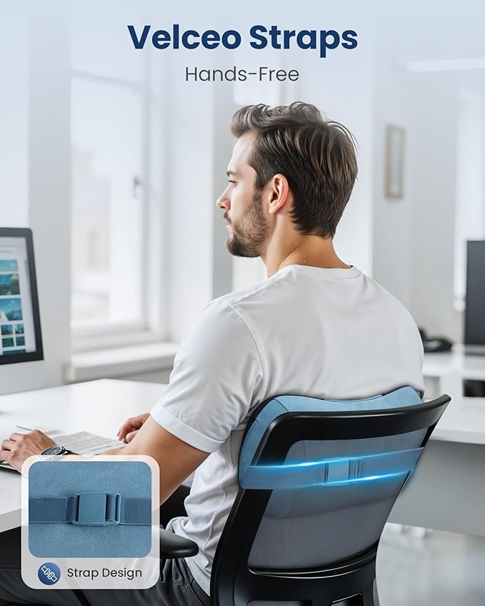 COMFIER Shiatsu Neck and Back Massager with Heat, Neck Massager Pillow with 3D Kneading Deep Tissue, Cordless & Portable, Soothes Muscle Tension at Home, Office, Travel,Ideal for Men & Women
