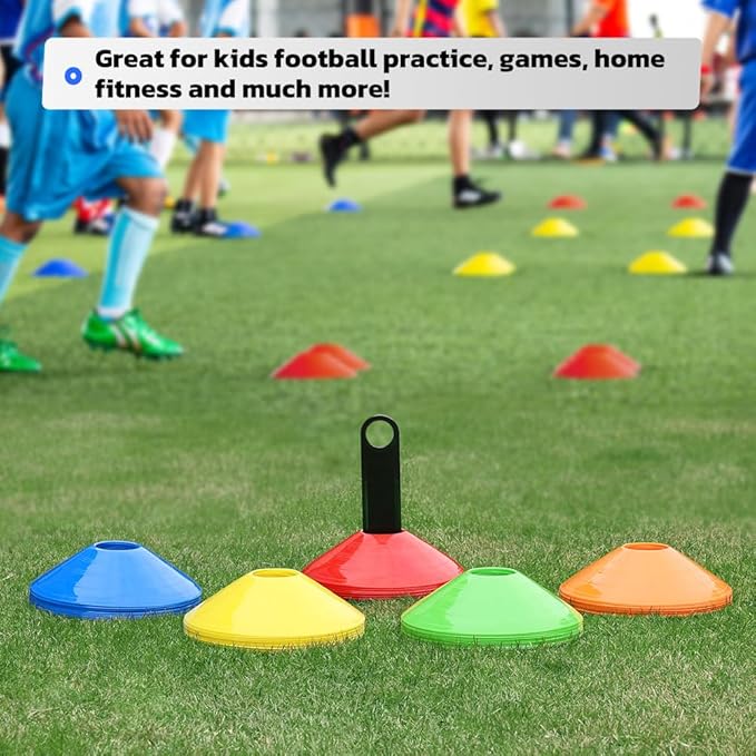 GHB Agility Ladder 1 Pack and Disc Cones 50 Pack 2 Carrying Bag