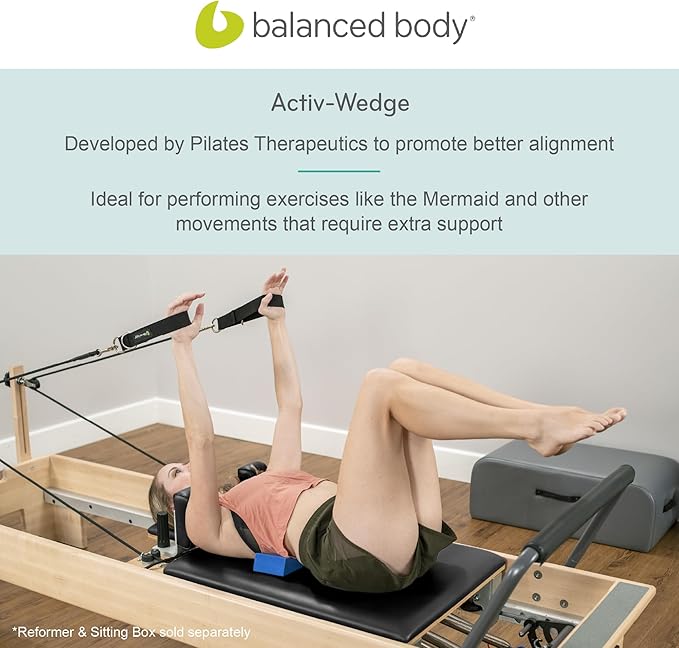 Balanced Body Activ-Wedge Set of 2 Pilates Workout Blocks, Pilates Reformer Accessories