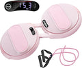 Waist Twisting Machine Exercise - Ab Twister Board MAX 300LBS | Intelligent Counting Lap & Calorie & Time, with 2 Resistance Bands | 3 Adjustable Distances to Suit Different Exercise Needs