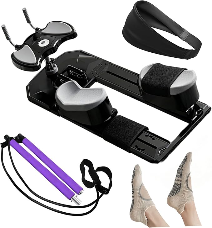 Reformer Pilates Board for Home Workout Foldable Mini Reformer Pilates Machine with ,Mountain Climbing Crawl Exercise, Lightweight & Portable for Indoor Outdoor Training.