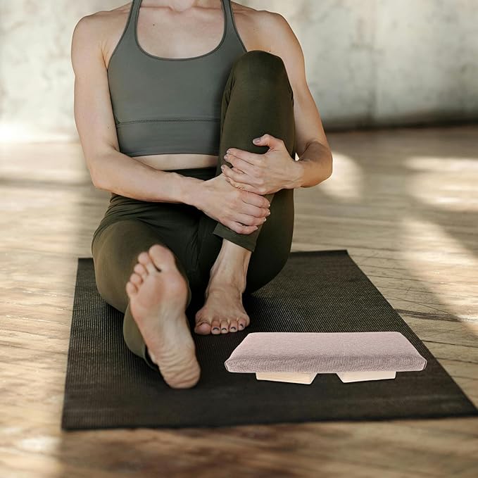 balacoo Foldable Wooden Meditation Bench for Prayer and Posture Correction, Ergonomic Seiza Stool Seat with Slant Design, Portable Yoga and Mindfulness Stool for Adults at Home and Travel