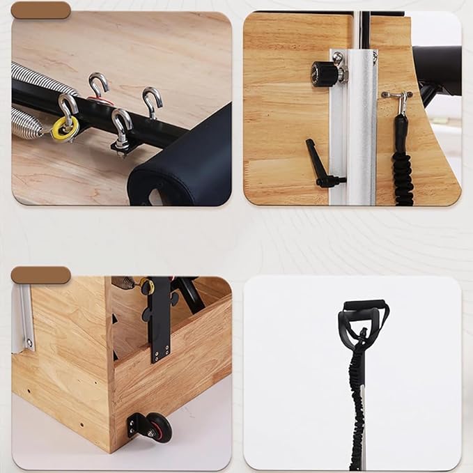 Pilates Stability Chair, Suitable for Home and Studio Workouts, an Essential Piece of Equipment for Strength and Flexibility Training.