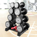 Dumbbells Rack Weight Stand (Rack Only), 13GA Steel Constructed,Max Support 570lbs, 4 Tier Compact Design