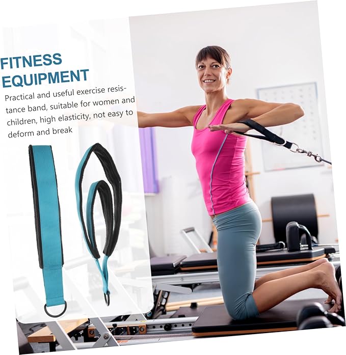 Balacoo 2pcs Multi-Functional Yoga Straps for Stretching and Flexibility Training Material for Resistance Exercises and and Lake
