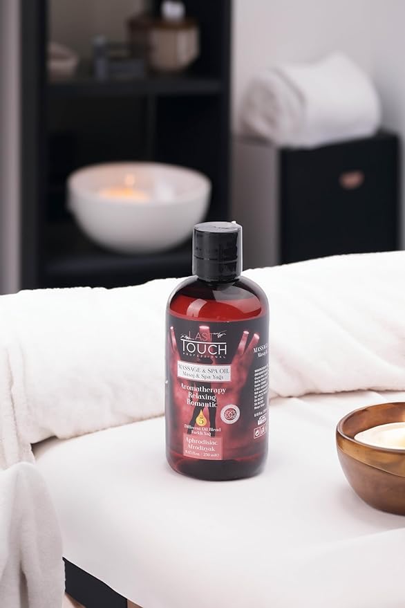 Aphrodisiac Massage Oil for Couples - Massage Oils for Date Night - Massage Oil for Massage Therapy -Aromatherapy Oil for Intimate Moments -Aphrodisiac Massage Oils - Muscle Relaxer Oils 8.45 Fl Oz.