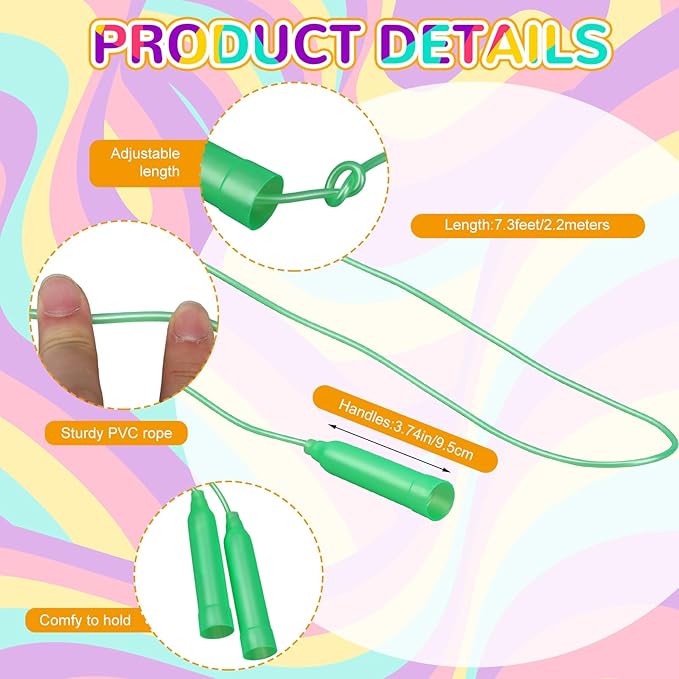Poen 16 Pcs Detachable Hoop and Jump Rope Set Adjustable Exercise Hoop Skipping Rope Equipment for Fitness Teens Adults Weight Loss Exercise Gymnastics