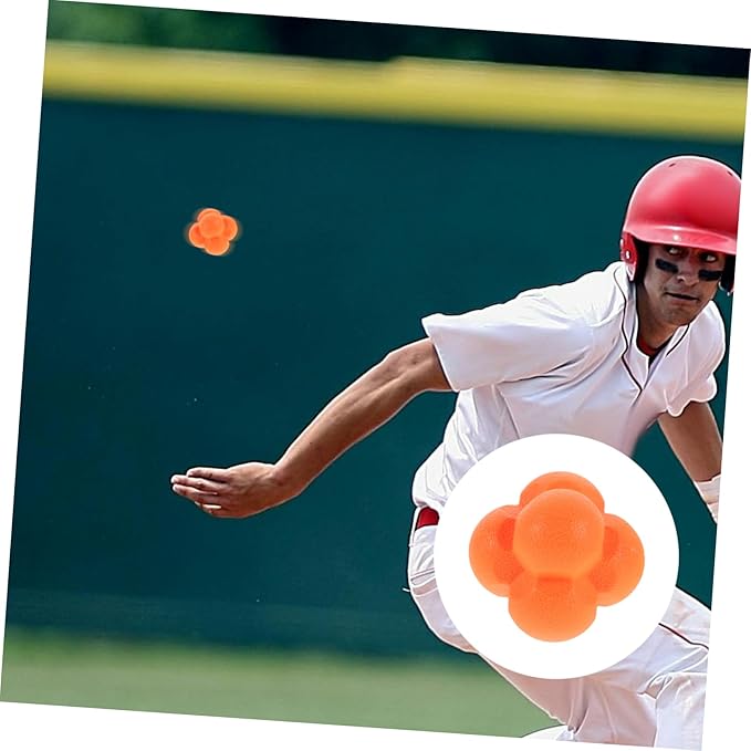 Toyvian Hexagonal Reflex Training Ball for Hand Eye Coordination Durable Reaction Ball for Team Practice Enhance Reaction Speed Agility Sports Training