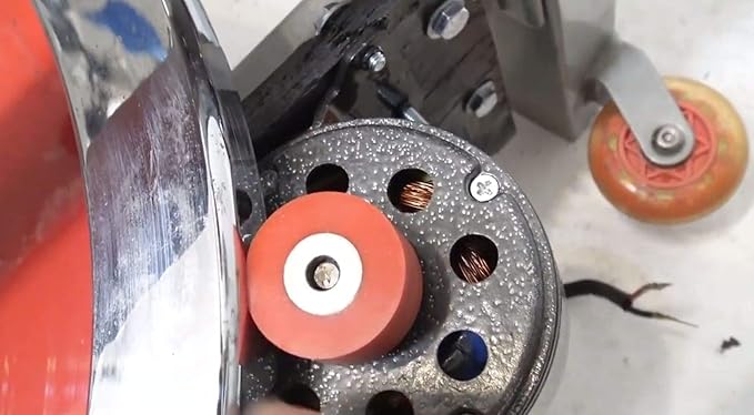 Exercise Bike DC Generator Dynamo with Rubber polyeurethane Drive Roller (0 to 40V DC)