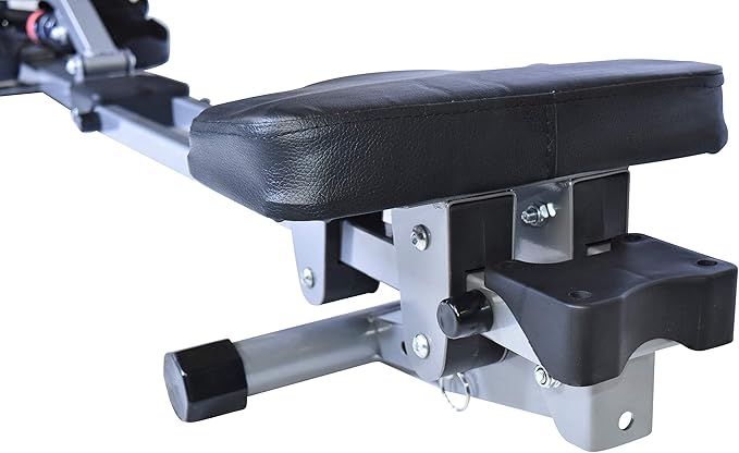 Fitness Rowing Machine X Series HD Foldable Rower for Home Use, with 12 Adjustable Resistance Hydraulic System, LCD Monitor and Comfortable Seat Cushion