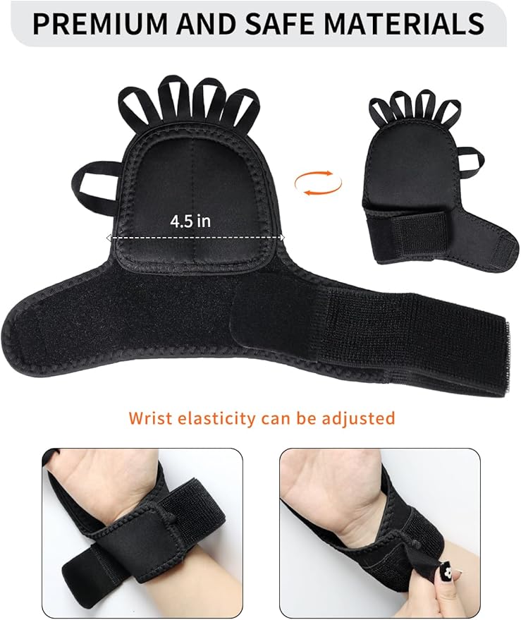 2 Pack Weighted Gloves for Tremors, Improved Hand/Wrist Mobility, Adjustable Hand Stability Aid for Parkinson's Patients, Writing Stability & Strengthening, Hand Grip Strength Trainer