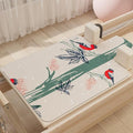 Pilates Reformer Machine Mat 1.5mm Thin, Strong Fit, Sweat-Absorbent, Non-Slip, Foldable and Washable