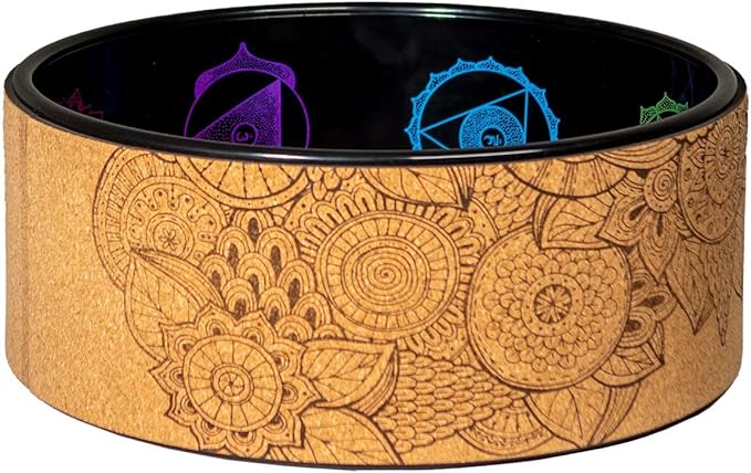 Enlighten Yoga Wheel - Great for Adding Active Strength and Flexibility to Your Exercise and Yoga Practice