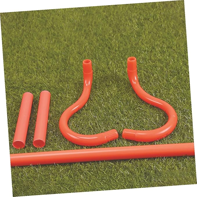 3pcs Adjustable Detachable Speed Hurdles Portable Agility Training Equipment for Athletes Lightweight Modular Workout Hurdles for Soccer Basketball Football