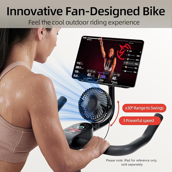 YESOUL Exercise Bike for Home – Stationary Bike with Stable Triangle Frame, Silent Magnetic Resistance, 300 lbs Capacity, Dual-Stage Drive & Alloy Flywheel, Smart APP with Scenic & Live Classes
