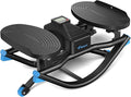 Merach Rocking Steppers for Exercise at Home,3D Motion Stair Stepper with Resistance Bands for Full Body Workout& Low-Impact Balance Board, 330 LBS Loading Capacity Exercise Equipment
