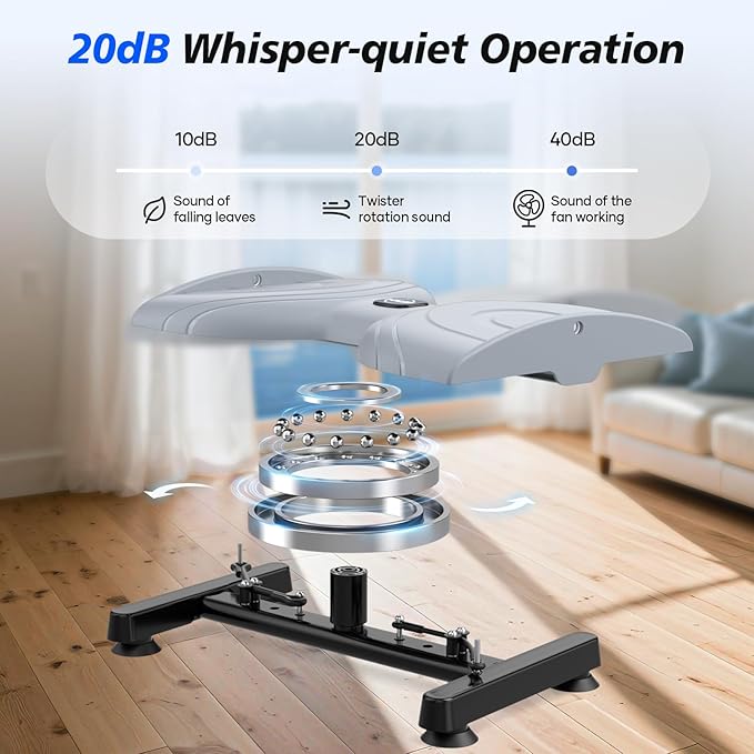 Waist Twist Machine, Twist Machine Exercise with 300 Lbs Weight Capacity, Ab Twist Board for Slim Waist and Core Ab Exercise,Noiseless Home Gym Equipment for Women Men
