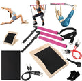 5-in-1 Pilates Board, Foldable Pilates Reformer Equipment – Multi-Purpose Portable Home Workout Kit for Full-Body Workout, Fitness, Exercise, Abs, Core Equipment