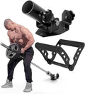 EVERSTRONG T Bar Row Attachment with V Bar Attachment Landmine Handle - 360 Swivel Landmine Attachment for Barbell for Full-Body Workout in Home Gym - Small Spaces - Deadlifts Squats Landmine Stand