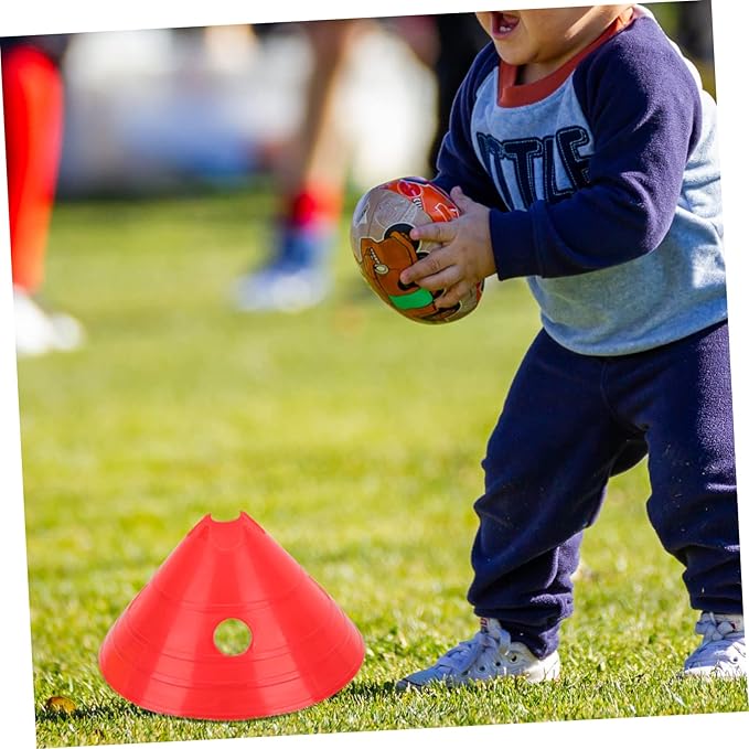6pcs Football Training Hurdles Plastic Flexibility Agility Racks for Outdoor Sports for Boys and Girls and Athletes Coordination and Speed Training
