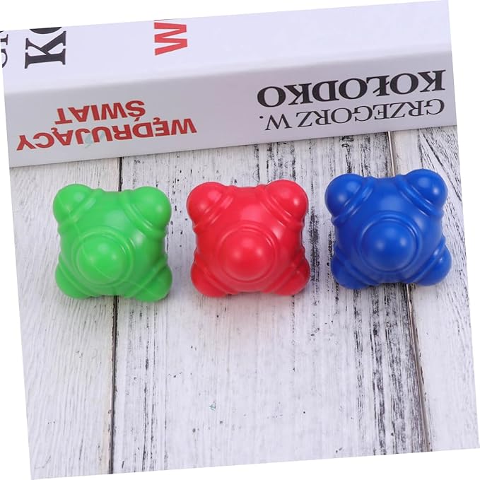 SUPVOX 3pcs Agility Training Hand Grip Exerciser Reaction Ball Agility Massage Football Training Traning