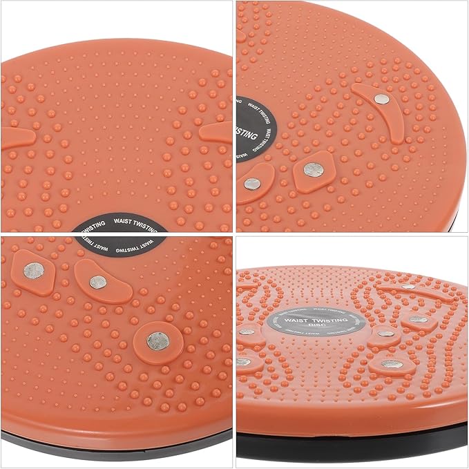 Twisting Waist Disc Slimming Massage Board Female Twisting Sports Equipment Orange Indoor Fitness Body Shaping Trainer for Home Exercise