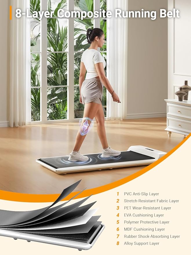 WALKINGPAD C2 Foldable Walking Pad Treadmill, Colorful Under Desk Treadmill for Home Office, Stylish Compact Design, No Assembly Needed