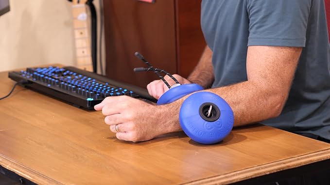 Deep Tissue Roller™ | Whole Body Self-Massage: Leg, Arm, Neck, Back, Forearm, Hip, Hamstrings & More. Target Fascia Tension & Muscle Knots Using Leverage for Pain Relief. Foam Rolling has Evolved!