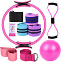 Yoga Sets for Women Pilates At Home Equipment Pilates Magic Ring oty Bands for Working Out Glutes Yoga Ball 25cm Figu 8 sistance Band Yoga Bands for Sttching