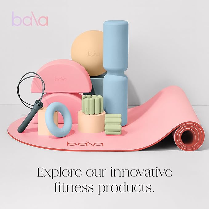 Bala Bangles Wrist & Ankle Weights for Women & Men - Adjustable Weighted Bands - Soft Silicone Arm & Leg Weights for Pilates, Yoga, Walking, Barre, Home Workout & Strength Training Exercise