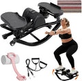 Rocking Stepper Side to Side, The Rocking Stepper for Women Men, Waist Twister Machine Exercise Home Workout Machine, Track Time, Reps, Calories with Digital Display, for Legs, Glutes, Abs