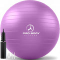 ProBody Pilates Exercise Ball - Multiple Sizes Gym Grade Balance Ball for Fitness, Yoga, Workout, Pregnancy & Physical Therapy