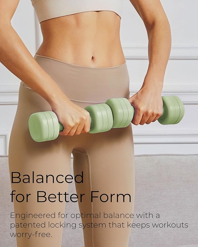 Sage Pilates Kit 1lb Weighted Bangles 2to5lb Dumbbell Bundle