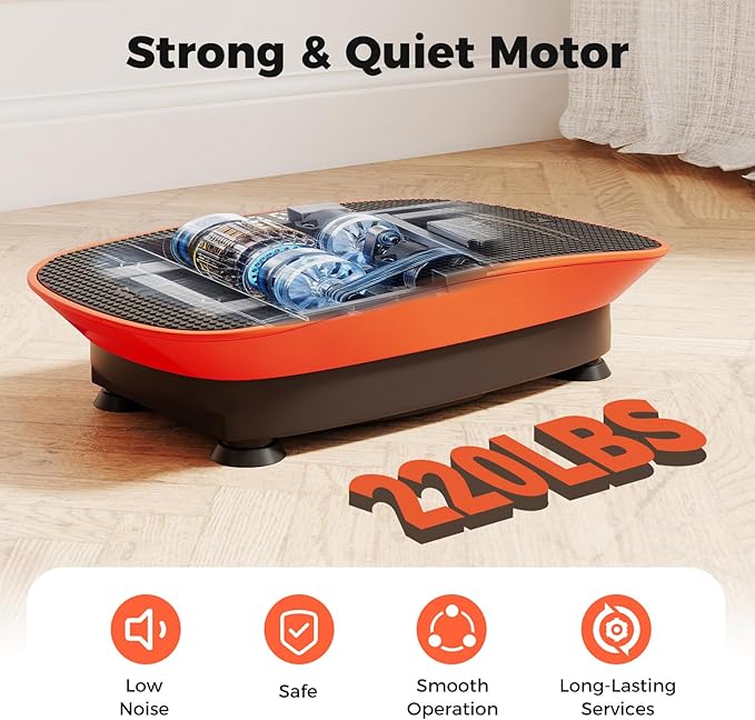 GYMAX Vibration Plate Exercise Machine, Vibration Plate with 10-Level Intensity, LED Display & Remote Control, Body Vibrating Plates Stand Shaking Platform Fat Burning Machine