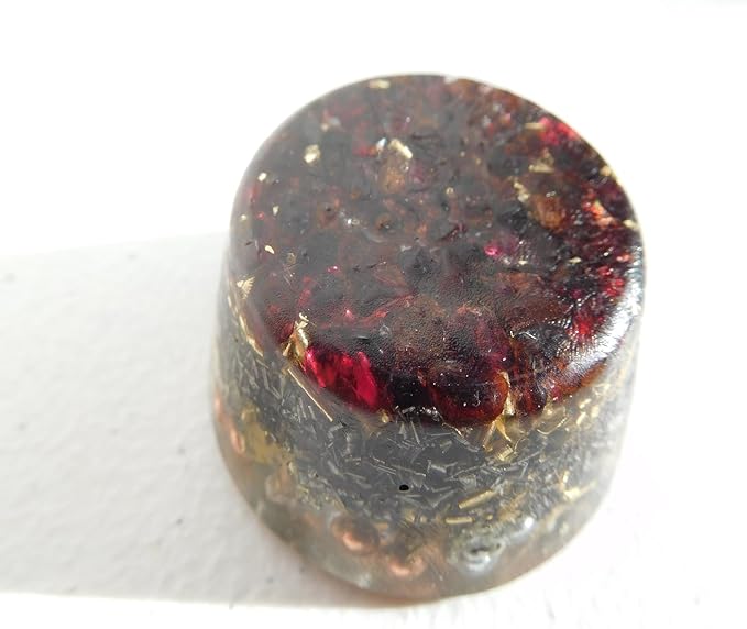 Garnet Orgone Generator Energy Accumulator 7.83Hz/432Hz/528Hz/Advance Harmonics Many Beautiful Ingredients! (Garnet)
