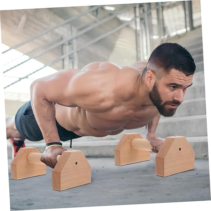 BESPORTBLE 2pcs Ergonomic Push-up Handles for Floor Strength Training Push-up Stands Gym Accessories