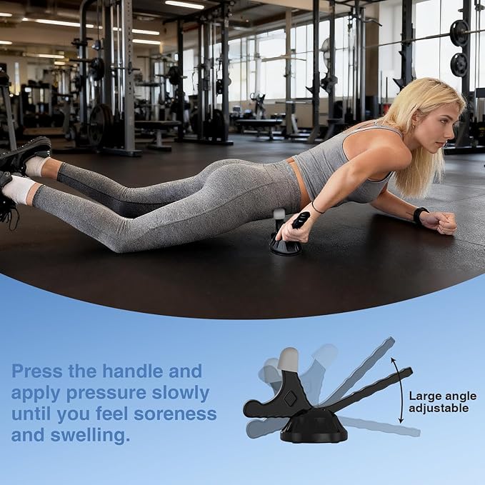 AISZG Psoas Release Tool-Hip Hook Psoas Muscle Release Tool Fully Adjustable for Iliacus, Waist Pain Sciatica, Back&Posture Relief, Hip Flexor Release Tool and Trigger Point Massage Tool