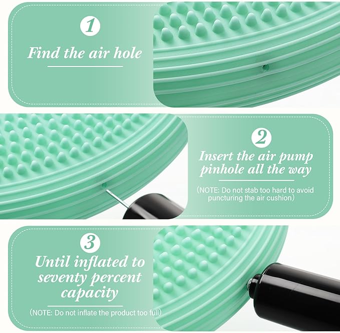 Libima 2 Pcs Wobble Cushion Wiggle Seat Flexible Sensory Seating Balance Disc Board for Men Women Physical Exercise Improving Posture Home Office