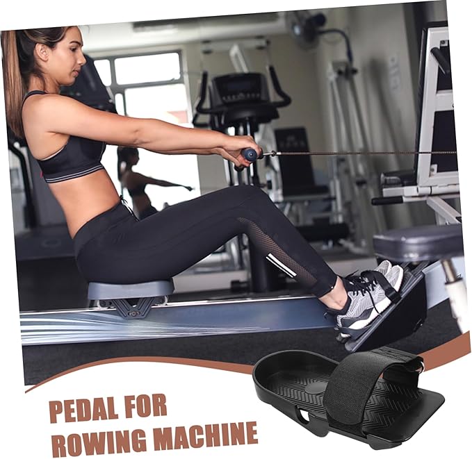 1pair Rowing Machine Pedals Replacement Fit for Stamina Rowing Machine Flat Foot Pegs